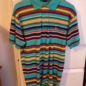 Colored polo dress shirt